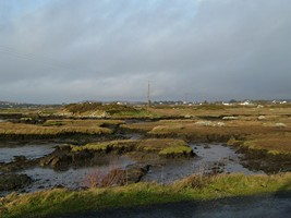 A view of the landscape near the village of Carna, Connemara