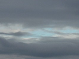 Dark clouds over Galway Bay