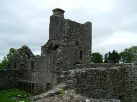 A view of the ruins of Creevelea Friary, Dromahair, Co. Leitrim