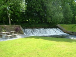 Enjoying a local weir, Carrigahorig, Co. Tipperary